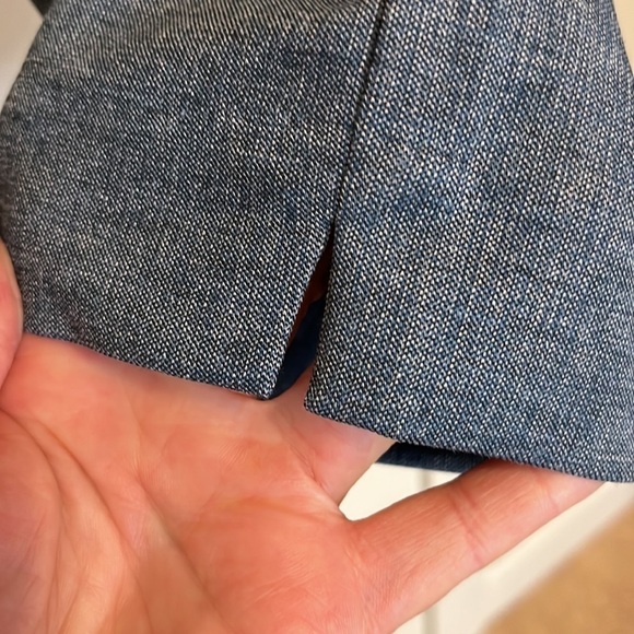 KUT from the Kloth Women’s Navy /Grey Straight Leg Ankle Pant size 4 - Picture 3 of 9